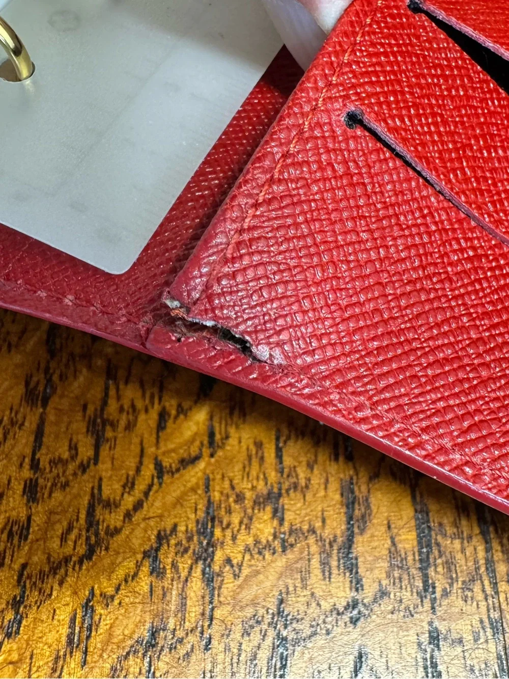 Louis Vuitton Red Epi Leather Agenda PM